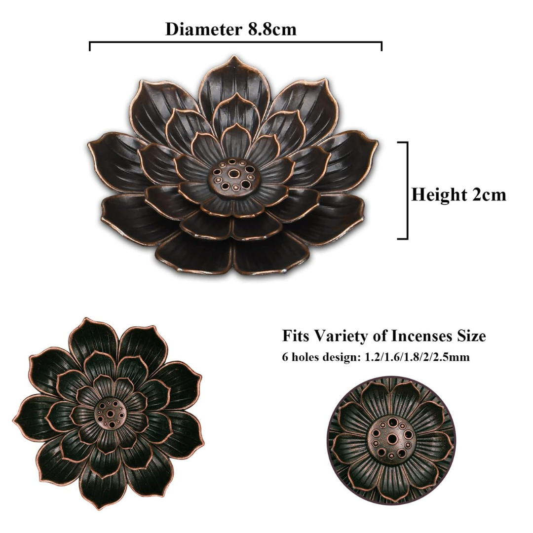 Lotus Incense Holder – Removable Design for Easy Cleaning