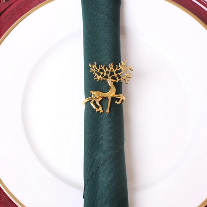 Reindeer Decor Napkin Ring (Set of 4)