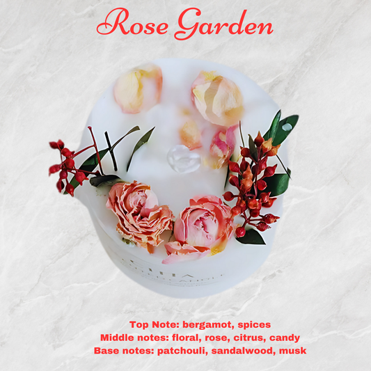 Rose Garden Soy Candle Gift Set