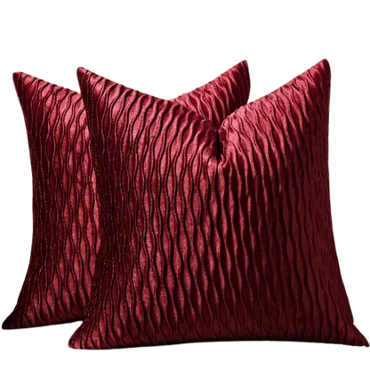 Shoreline Ripple Velvet Cushion Cover
