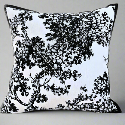 Timeless Black & White Floral Cover