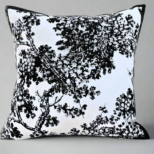 Timeless Black & White Floral Cover