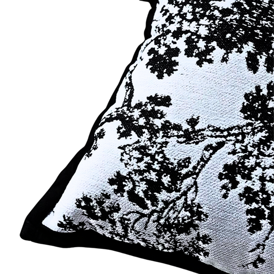 Timeless Black & White Floral Cover