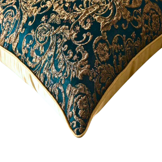 Nordic Green Embroidery Cover