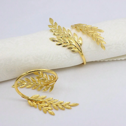 Wheat Décor Napkin Rings (Set of 4)