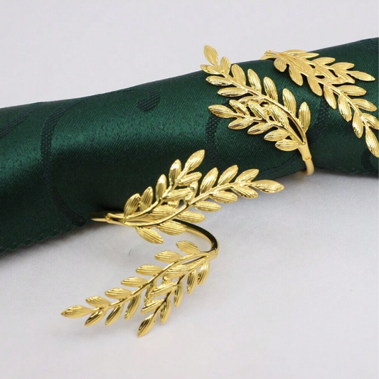 Wheat Décor Napkin Rings (Set of 4)