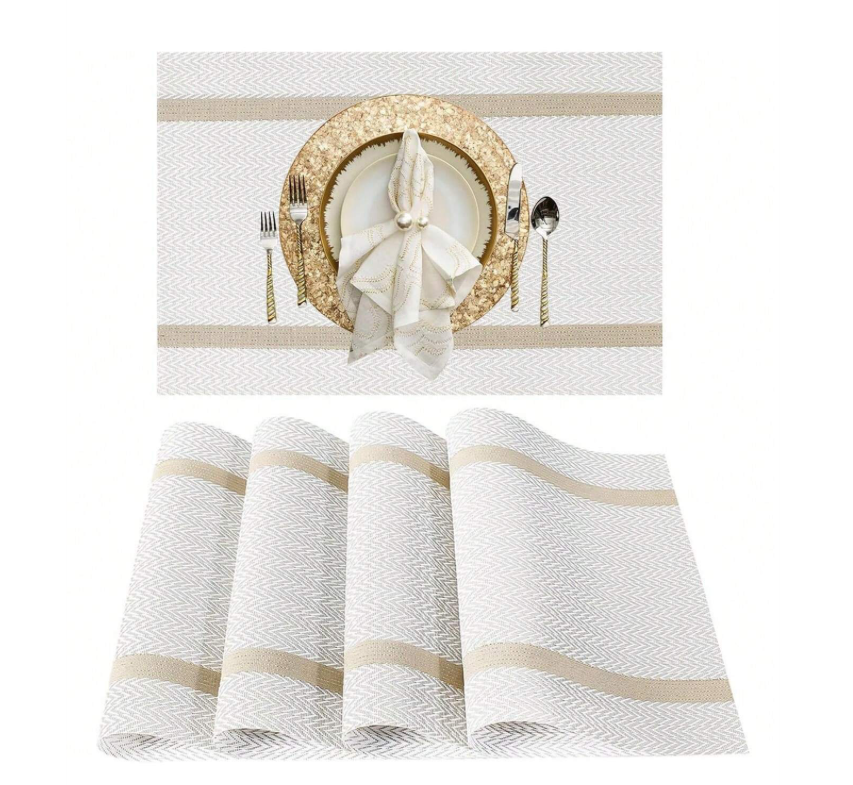 Elegant Waterproof & Heat Resistant Vinyl Table Runner