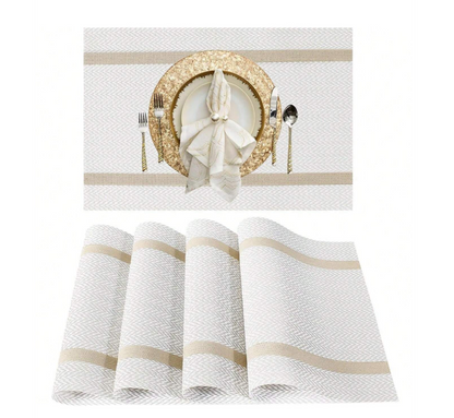 Elegant Waterproof & Heat Resistant Vinyl Table Runner