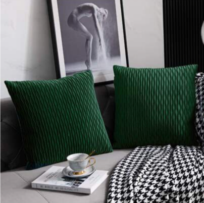 Shoreline Ripple Velvet Cushion Cover